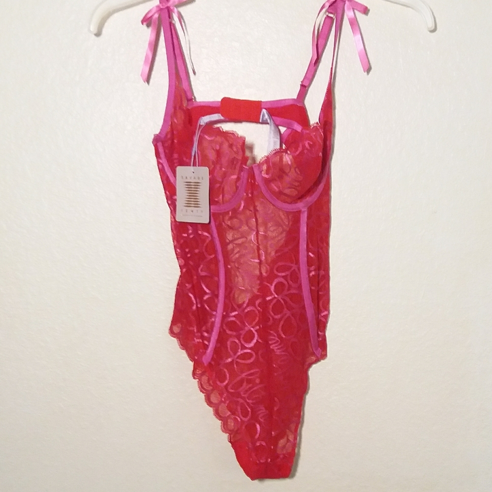 Savage X Fenty Lace Corset Bodysuit - Picture 3 of 10